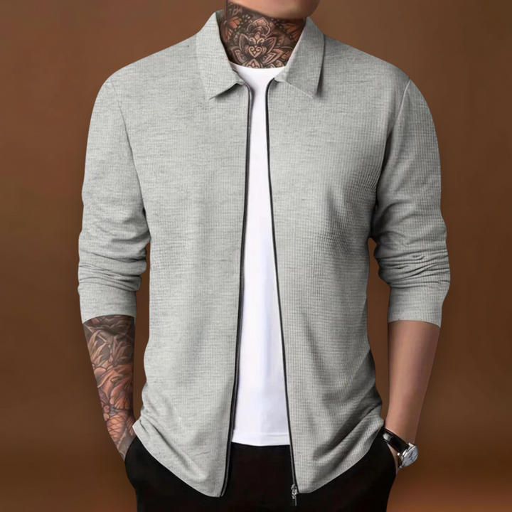 Csörsz - Puha keverék elől cipzárral és slim fazonnal