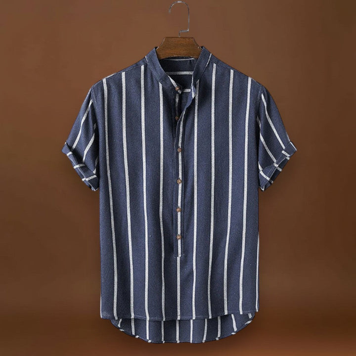 Casual Szett - Poliészter keverék ing és gyorsan száradó rövidnadrág