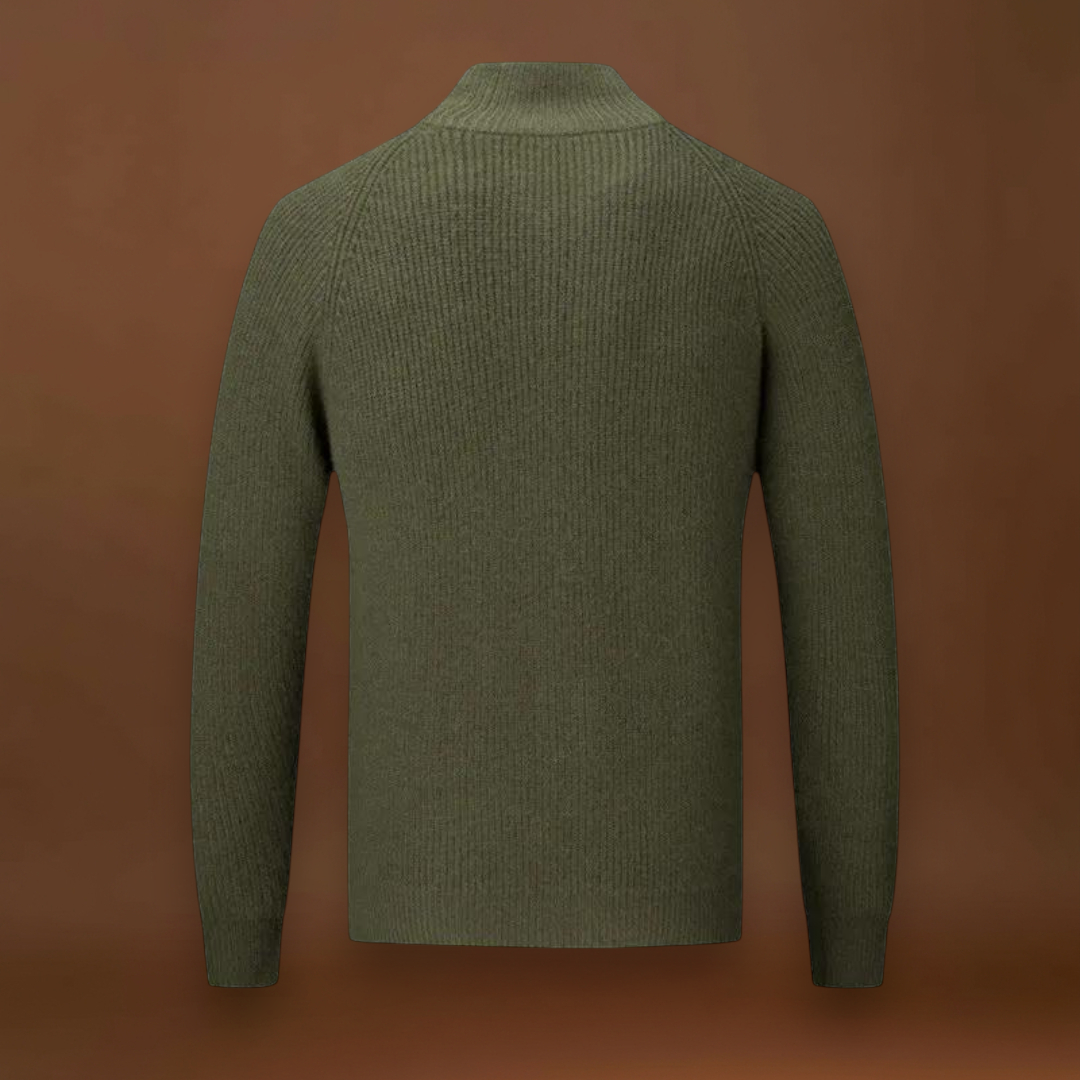 Örs - Egyszínű Cipzáras Kötött Kardigán