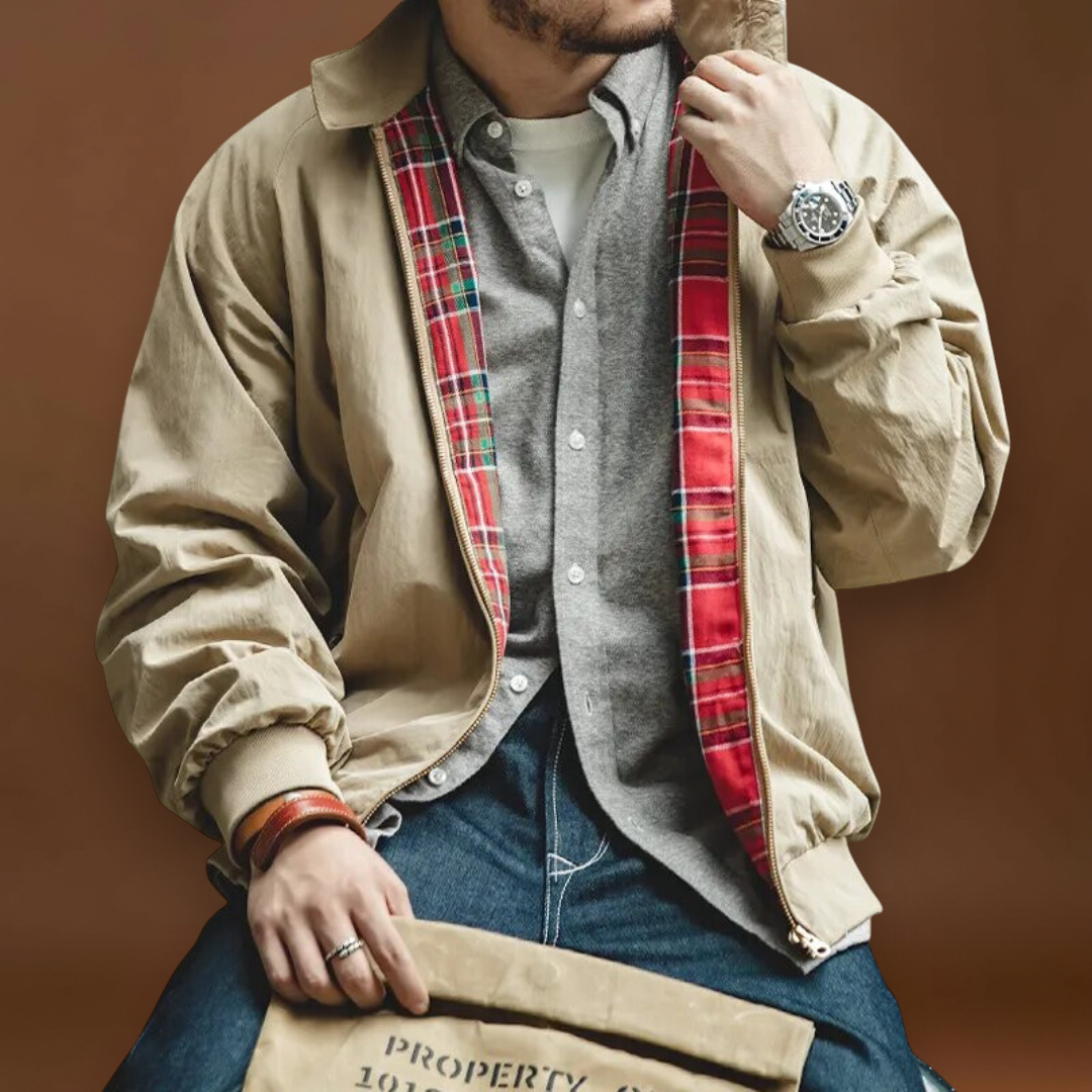 Zsolt – Könnyű Anyag Kerek Gallérral és Cipzárral