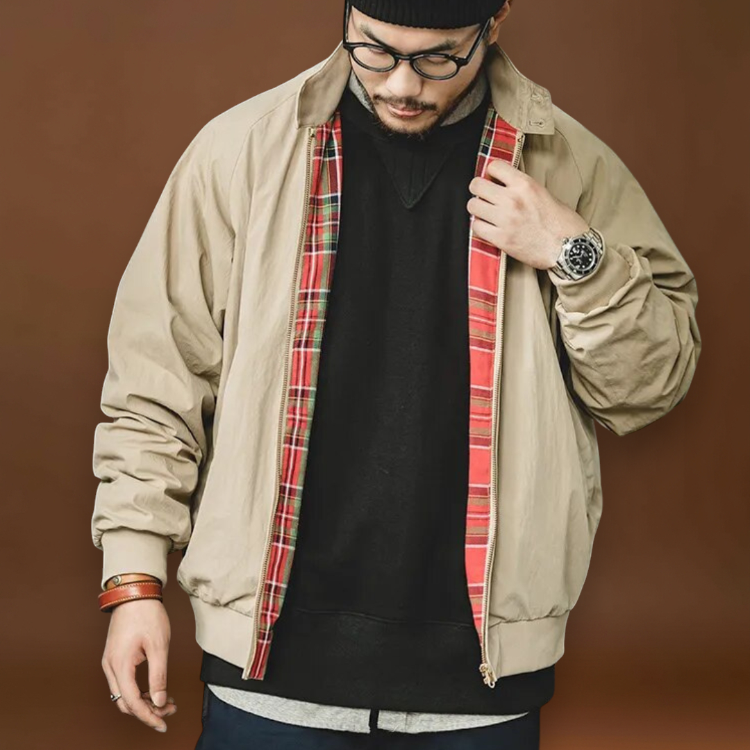 Zsolt – Könnyű Anyag Kerek Gallérral és Cipzárral