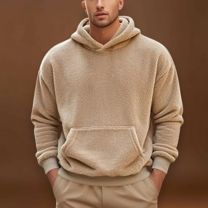 Ádori- Fleece keverék kapucnival és meleg zsebbel