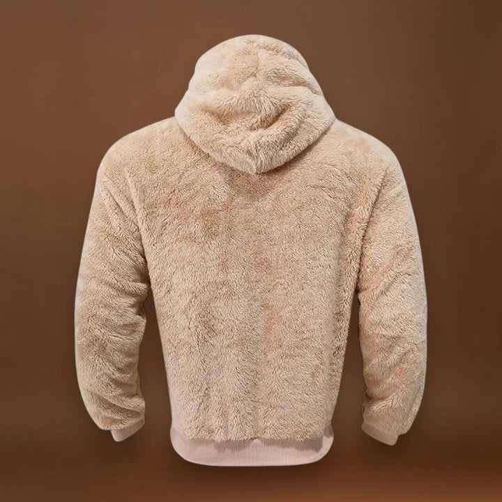 Ádori- Fleece keverék kapucnival és meleg zsebbel