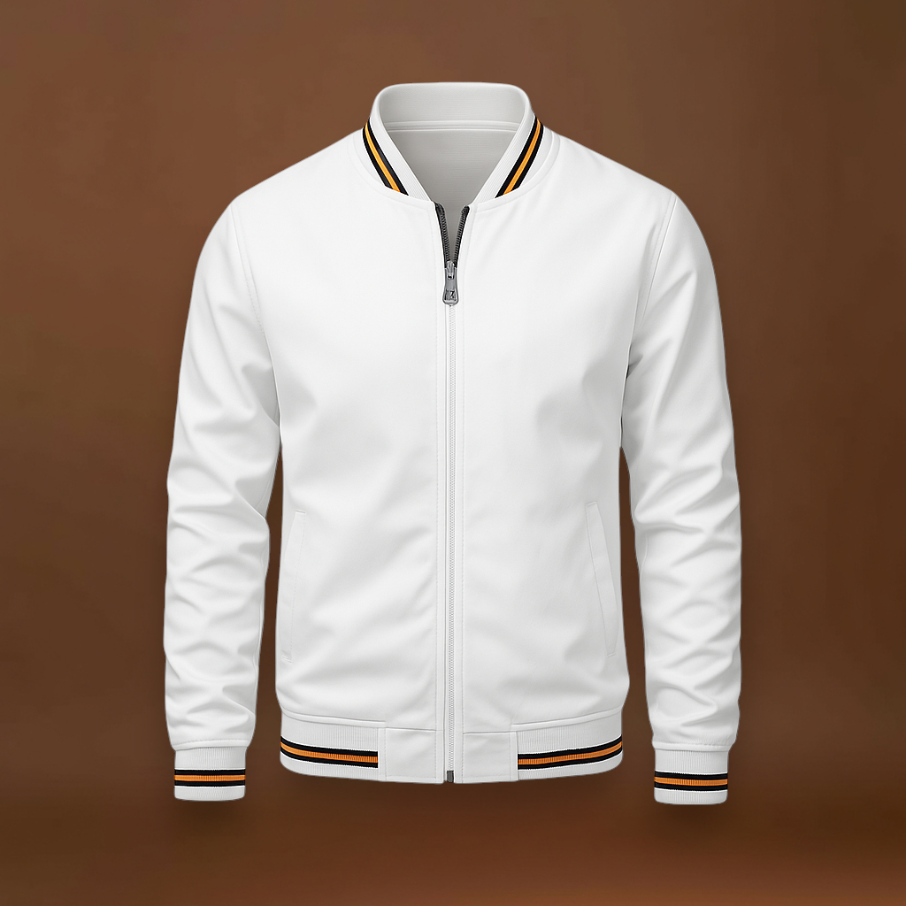 Závoly - Poliészter keverék bordás gallérral és könnyű rétegekkel