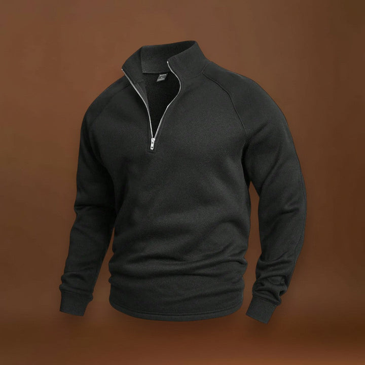 János - Keverék Anyagú Nyújtható Pulóver