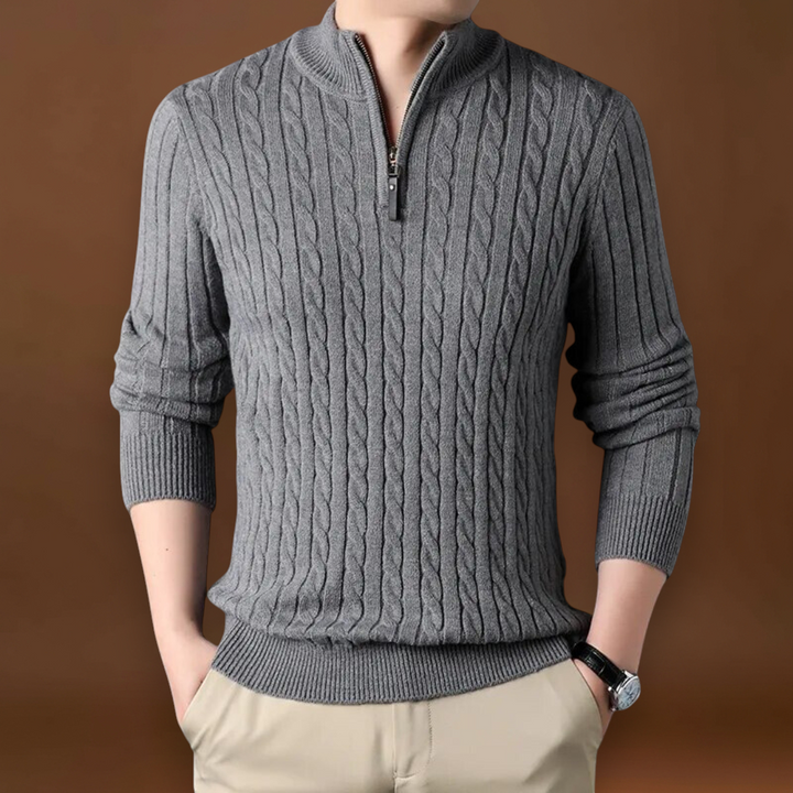 Lantos - Rövid Cipzáras Pulóver Állítható