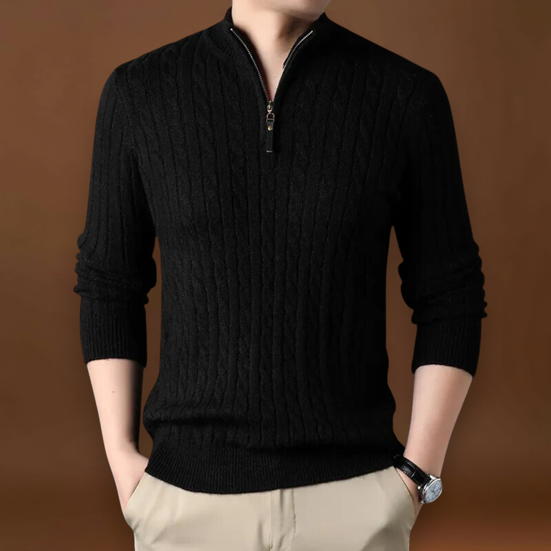 Lantos - Rövid Cipzáras Pulóver Állítható