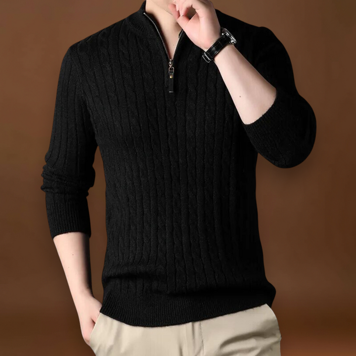 Lantos - Rövid Cipzáras Pulóver Állítható