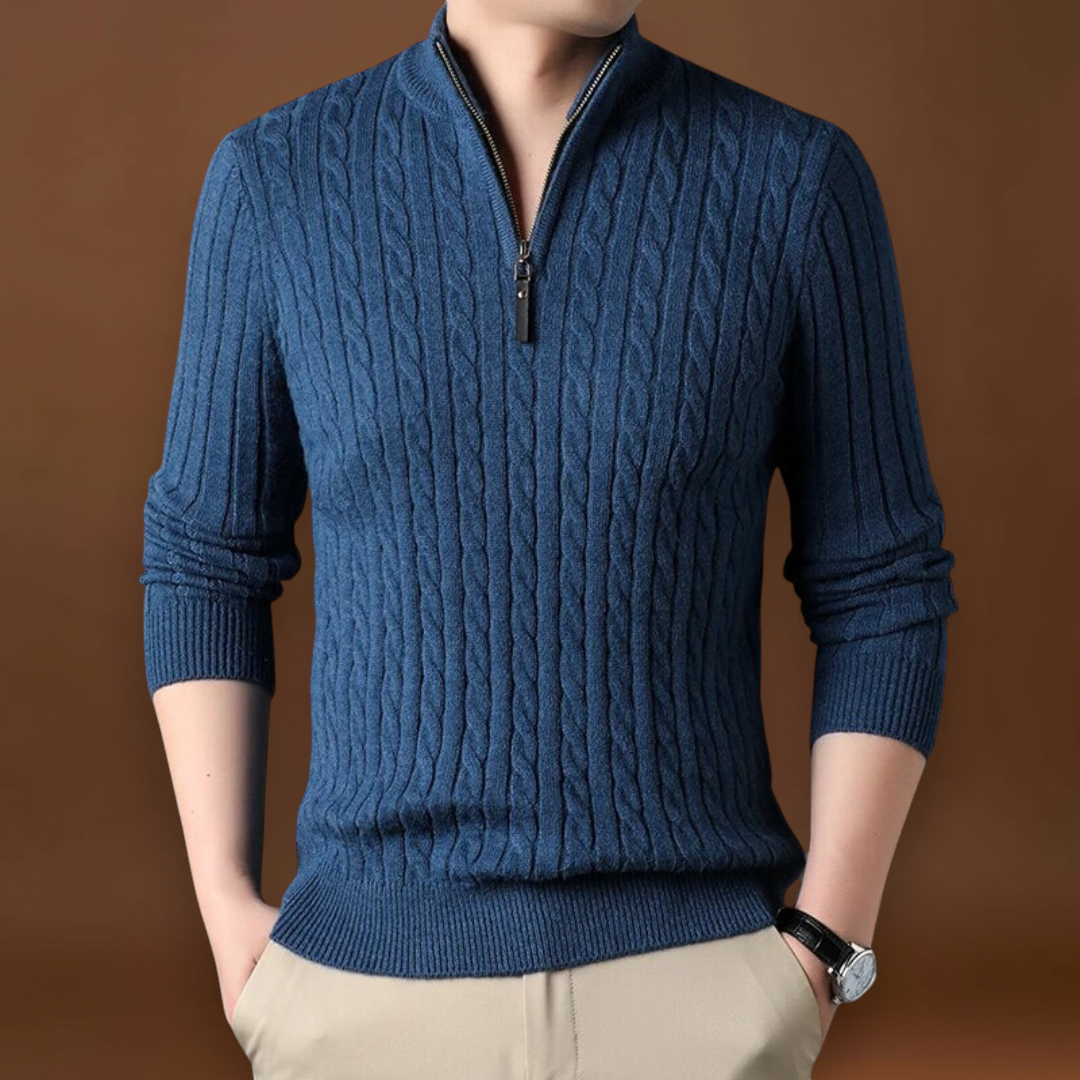 Lantos - Rövid Cipzáras Pulóver Állítható