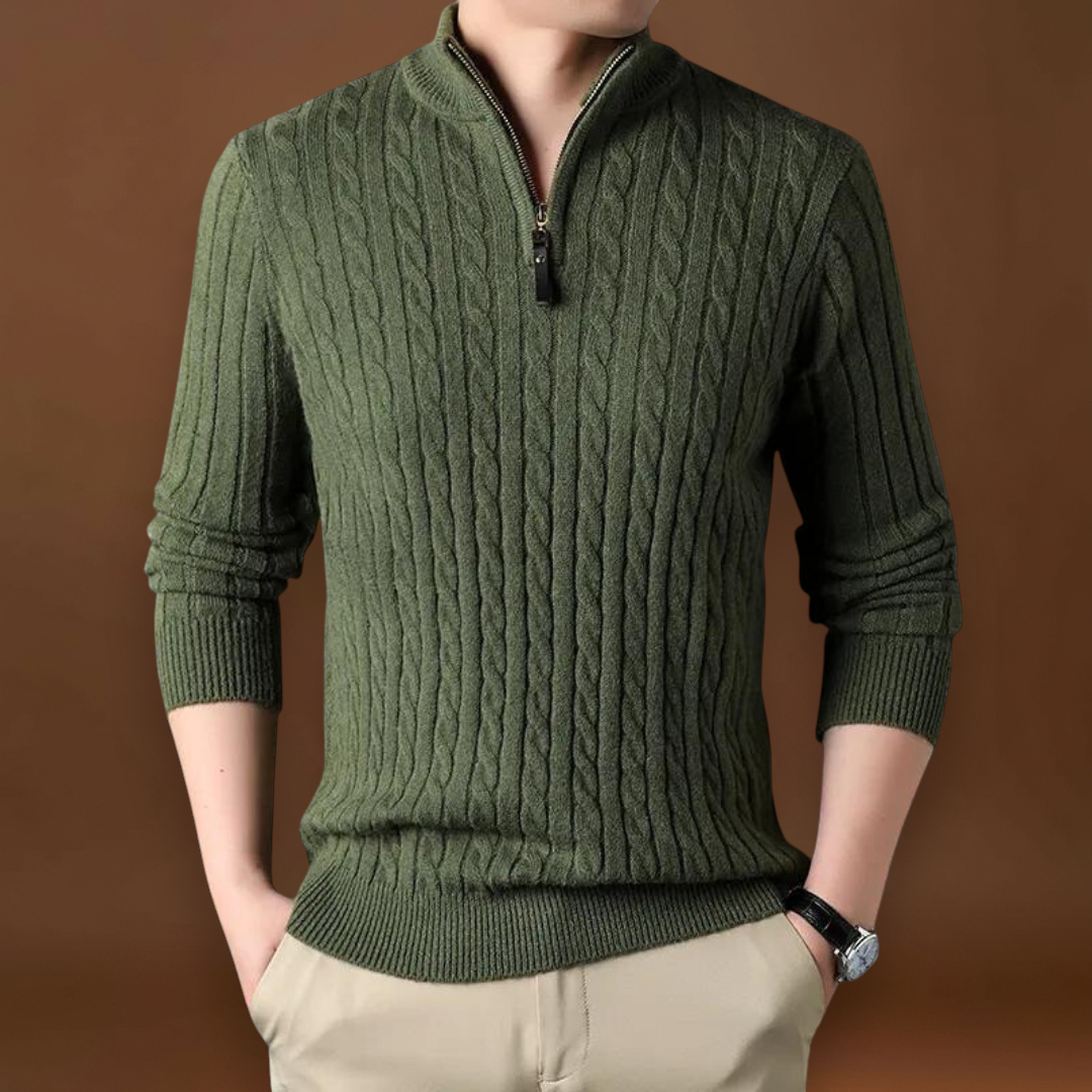 Lantos - Rövid Cipzáras Pulóver Állítható