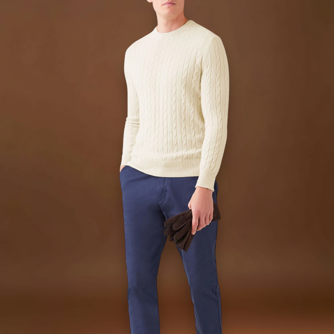 László - Kényelmes Kötött Pulóver