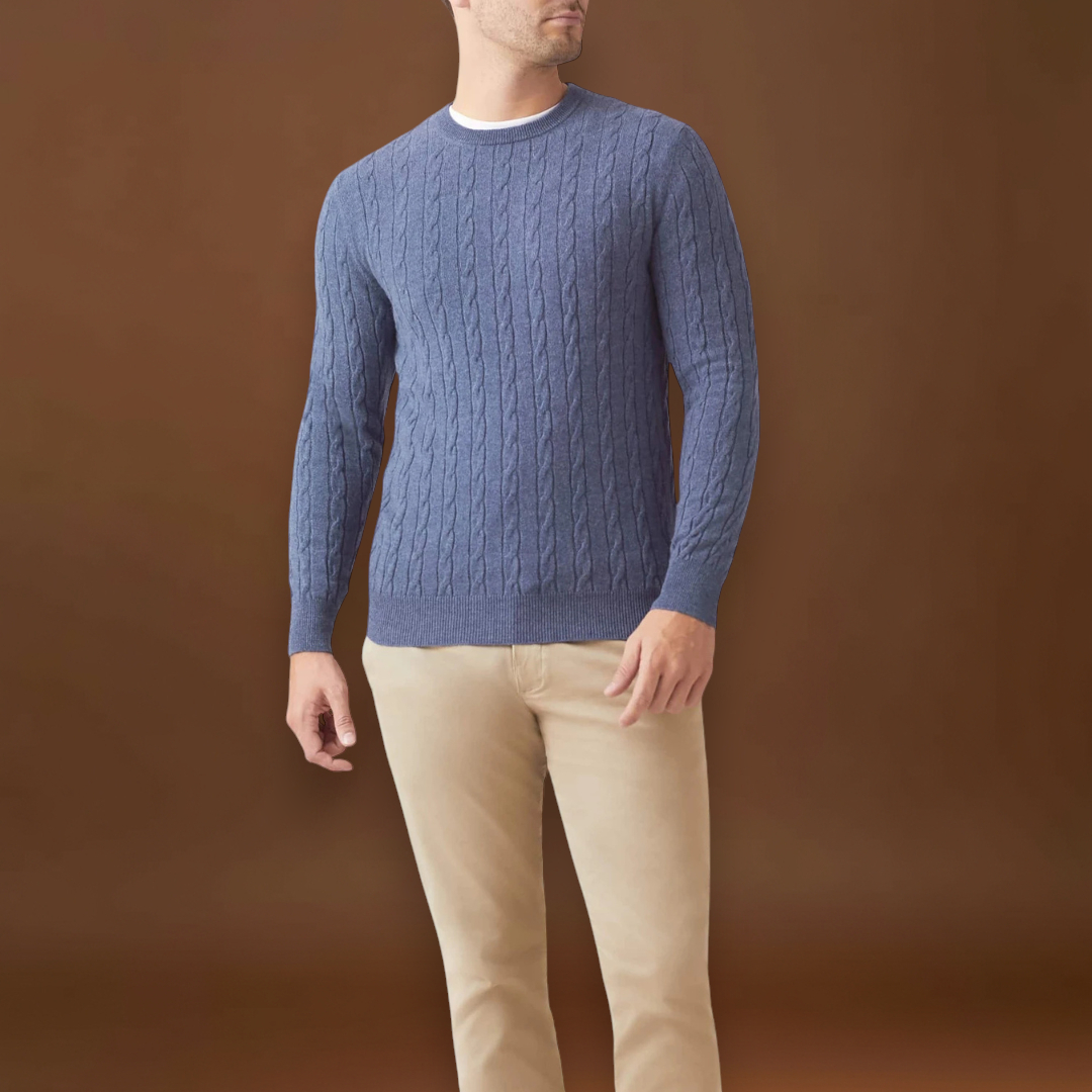 László - Kényelmes Kötött Pulóver