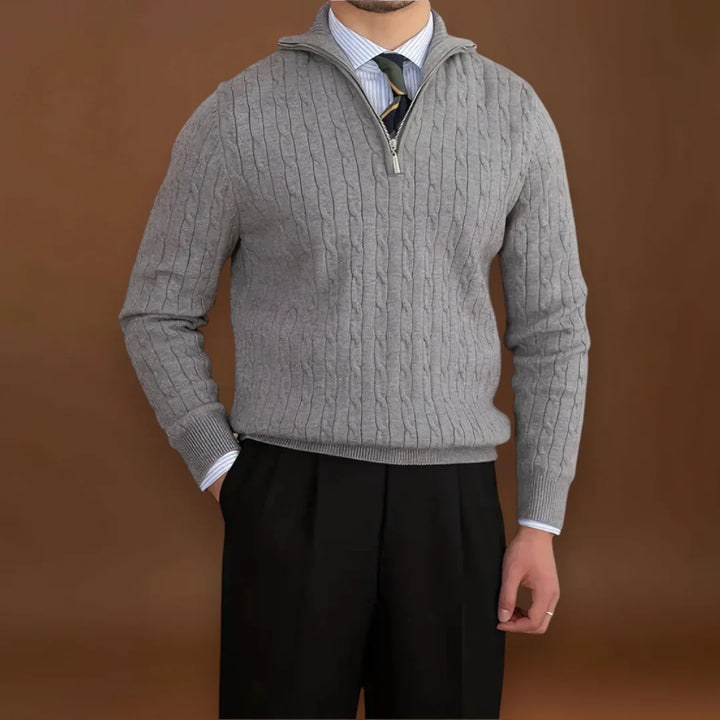 Tura - Organikus Pamut Kötött Pulóver