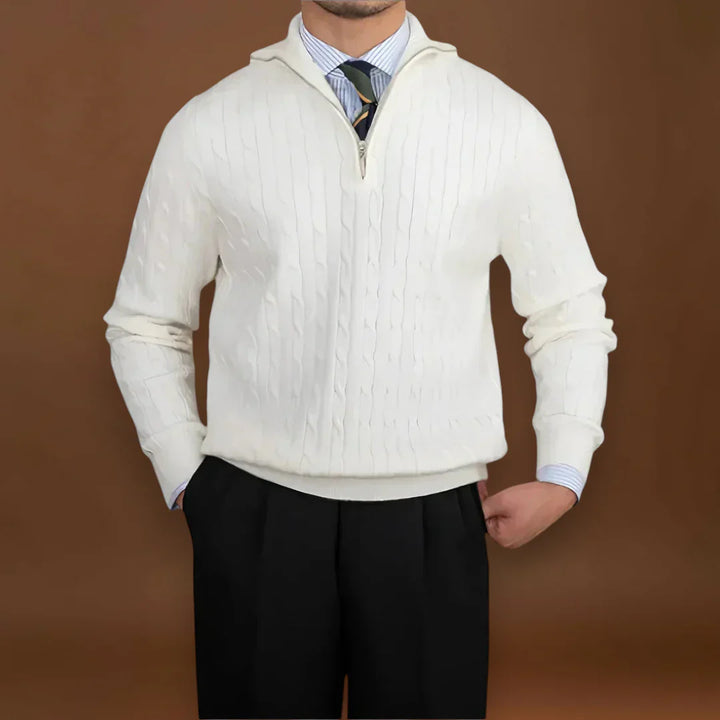 Loránd - Organikus Pamut Zsinóros Pulóver