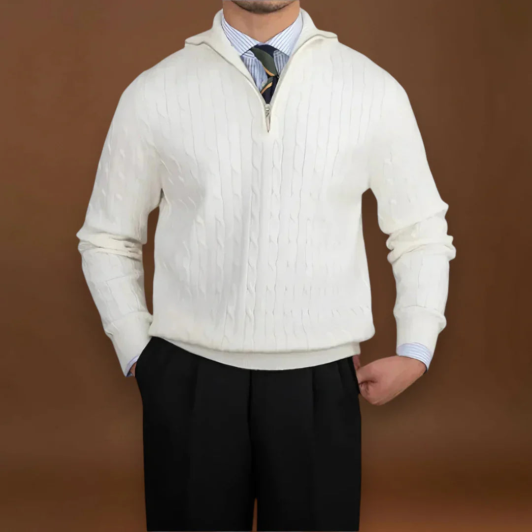 Tura - Organikus Pamut Kötött Pulóver