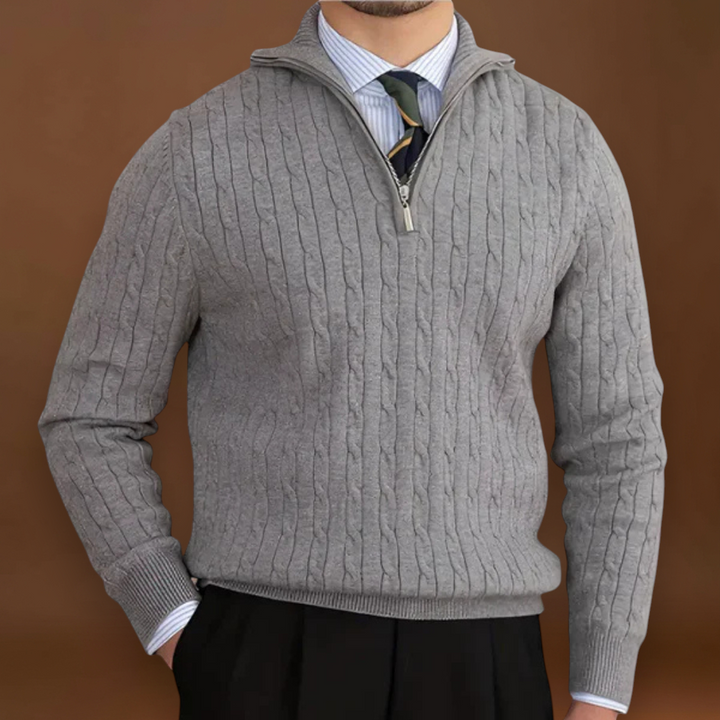 Tura - Organikus Pamut Kötött Pulóver