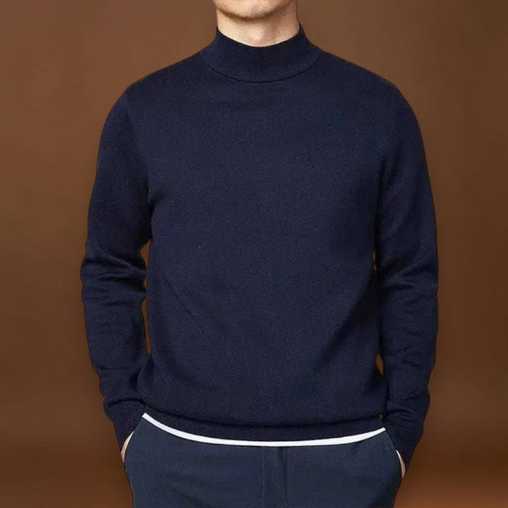 Ákos -  Magas Nyakú Kötött Pulóver