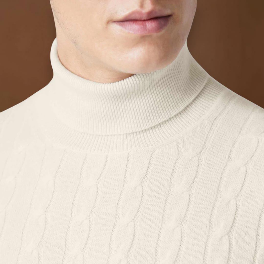 Ulászló - Extra Kényelmes Poliészter Kötött Pulóver