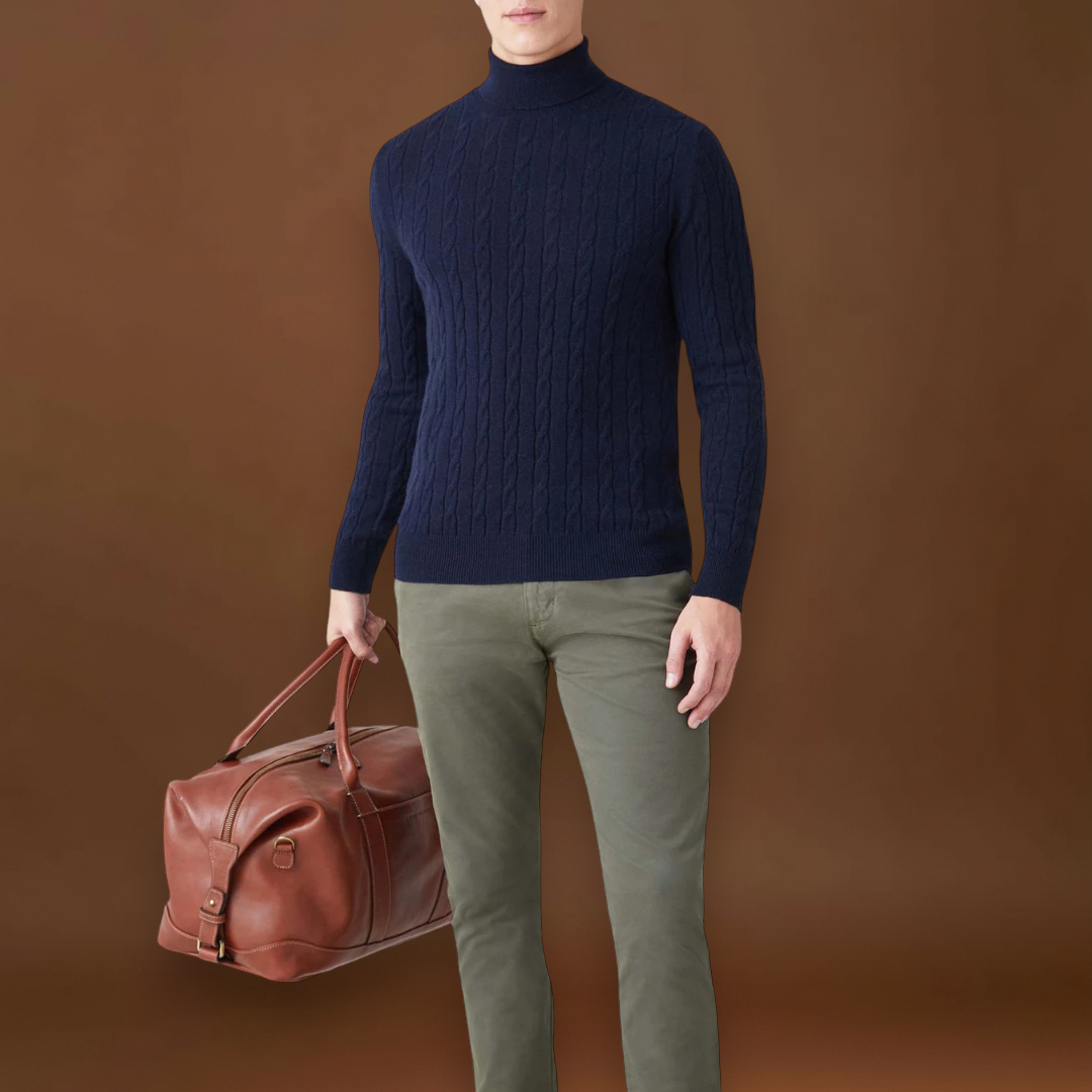 Levente - Extra Kényelmes Poliészter Pulóver