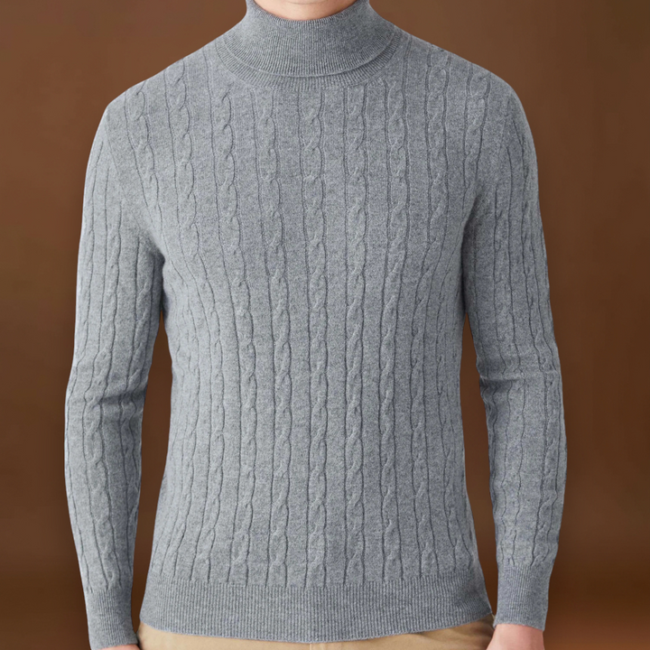 Ulászló - Extra Kényelmes Poliészter Kötött Pulóver