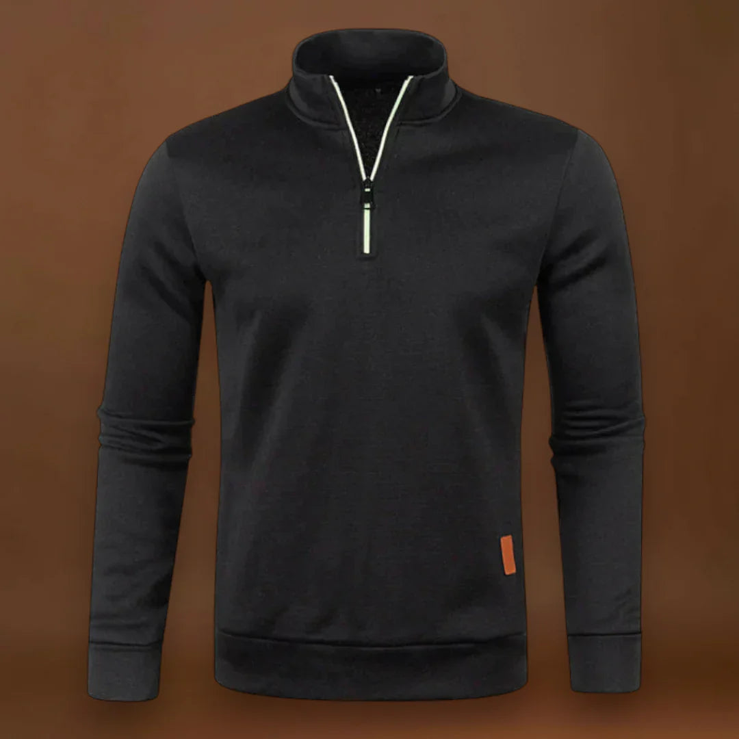 Olivér - Hiperstruktúrált Nyakú Kötött Pulóver