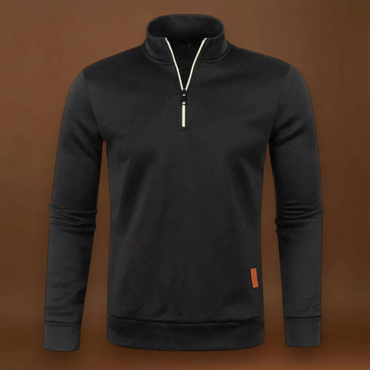 Olivér - Hiperstruktúrált Nyakú Kötött Pulóver