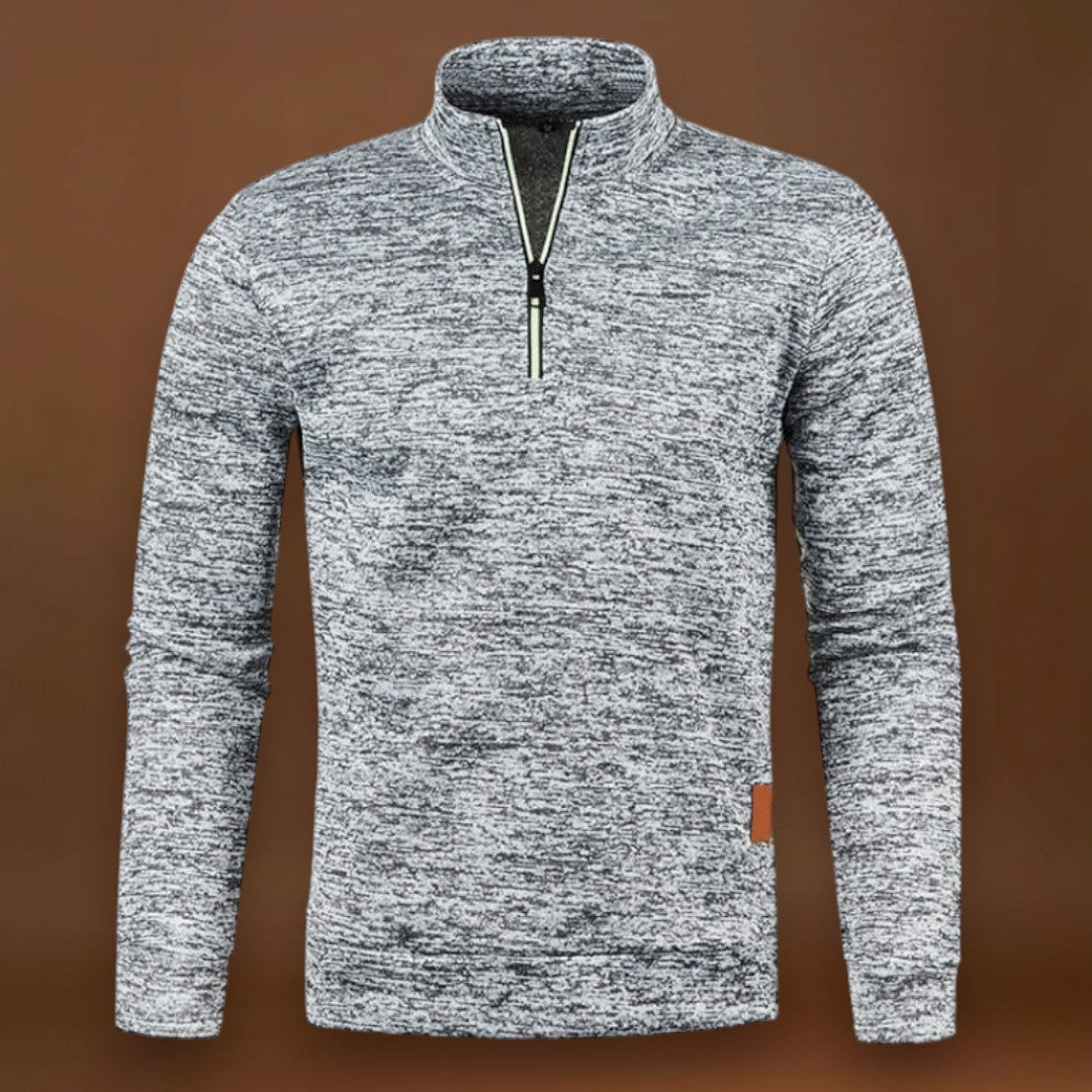 Olivér - Hiperstruktúrált Nyakú Kötött Pulóver