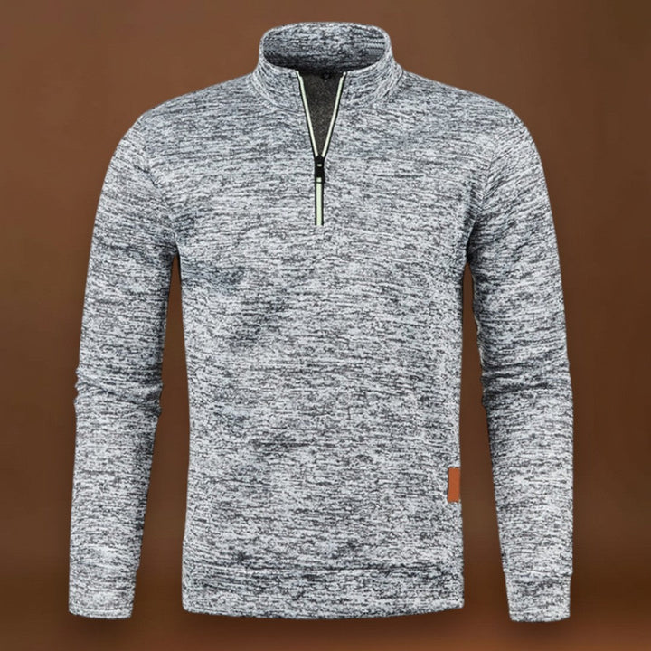 Olivér - Hiperstruktúrált Nyakú Kötött Pulóver