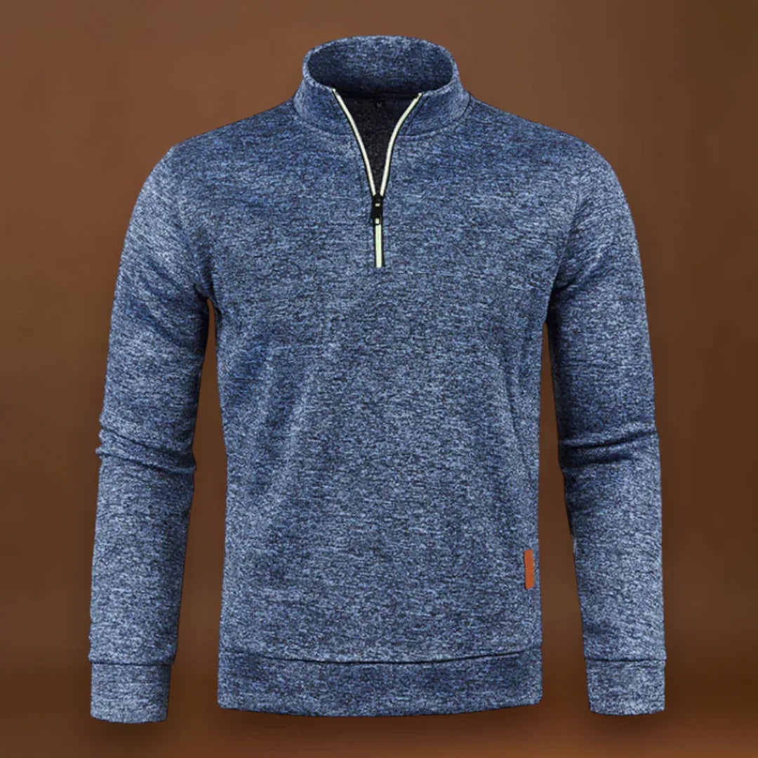 Olivér - Hiperstruktúrált Nyakú Kötött Pulóver