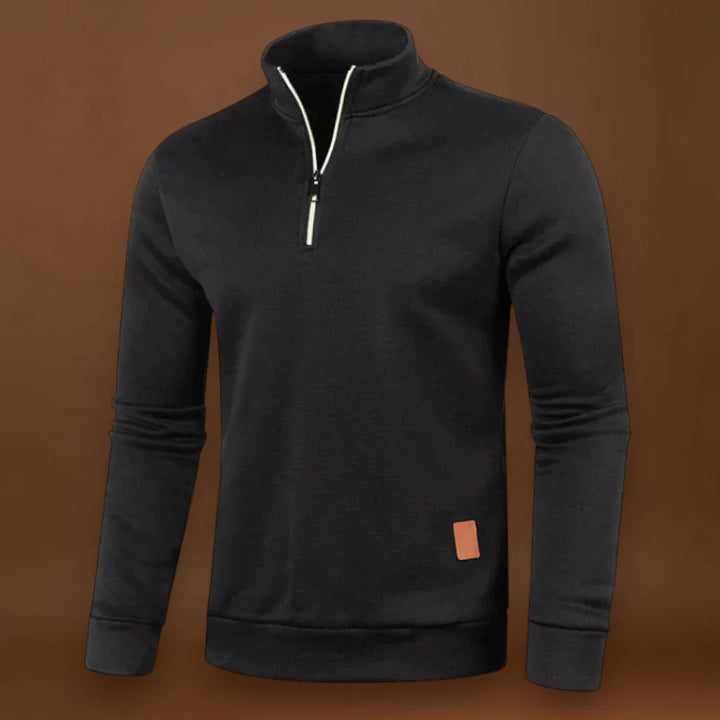 Olivér - Hiperstruktúrált Nyakú Kötött Pulóver