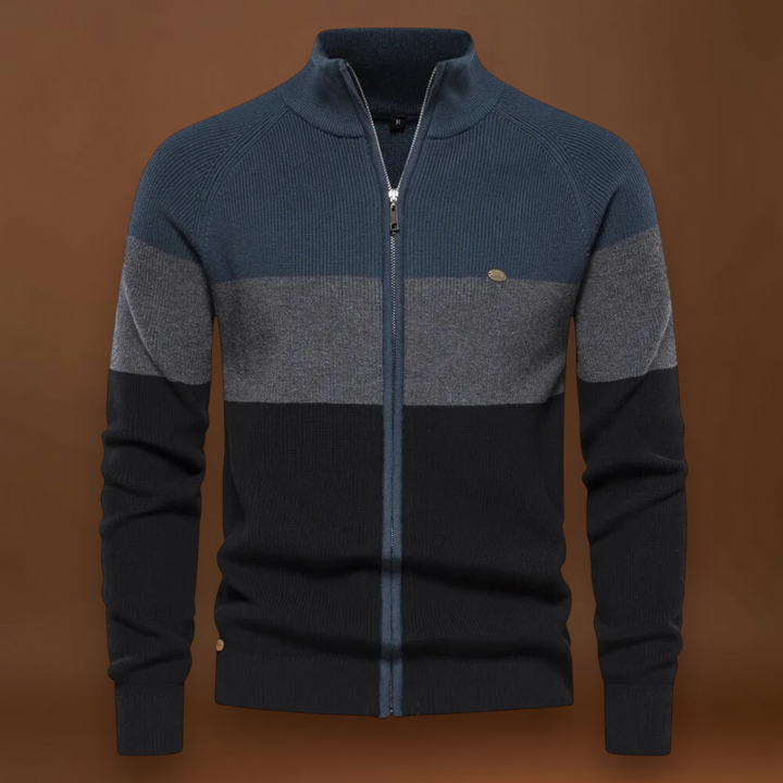 Károly - Cipzáras Kötött Kardigán