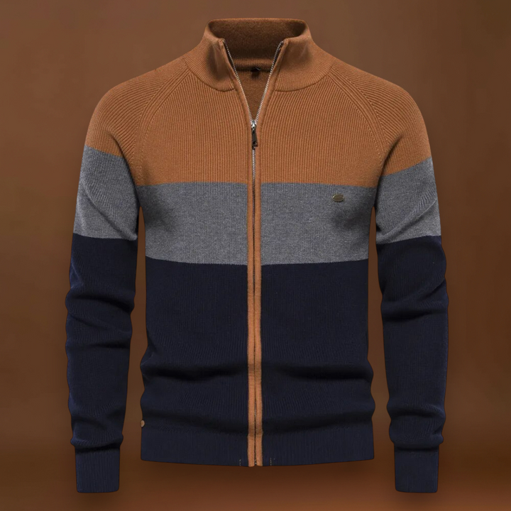 Károly - Cipzáras Kötött Kardigán