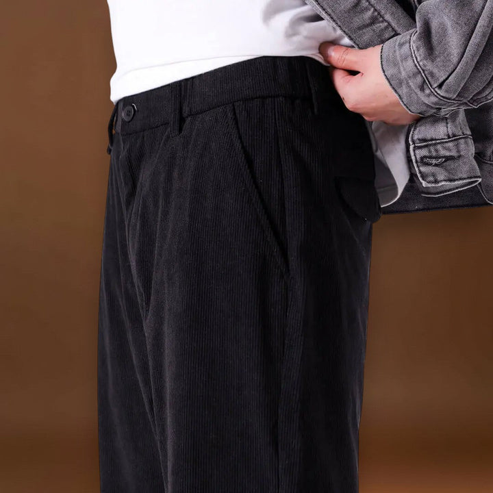 Elvin - Fekete bársony nadrág