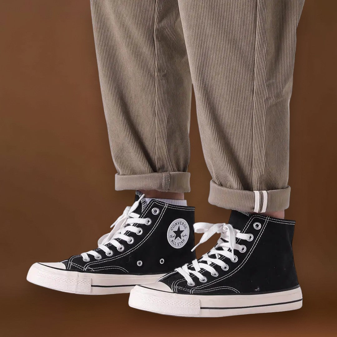 Elvin - Fekete bársony nadrág