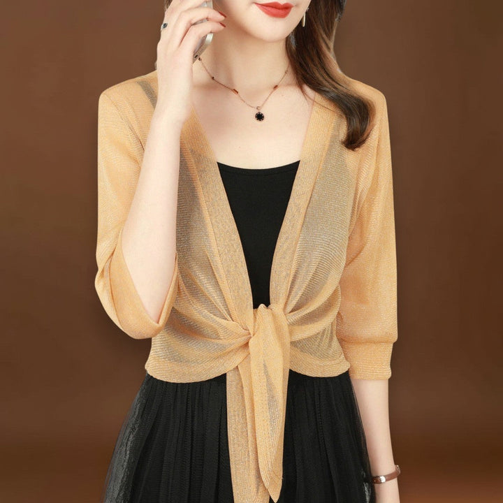 Melina - Blúz nyitott elülső résszel