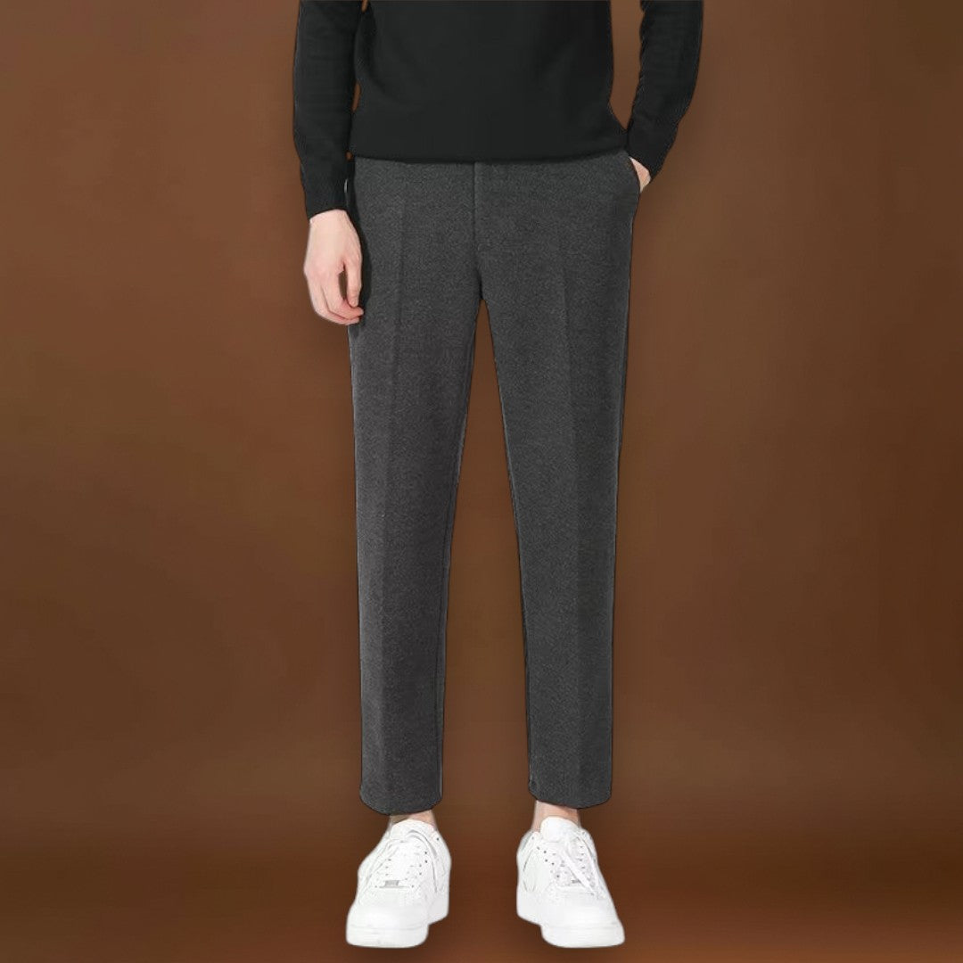 Detrik - Fekete pamut lezser nadrág