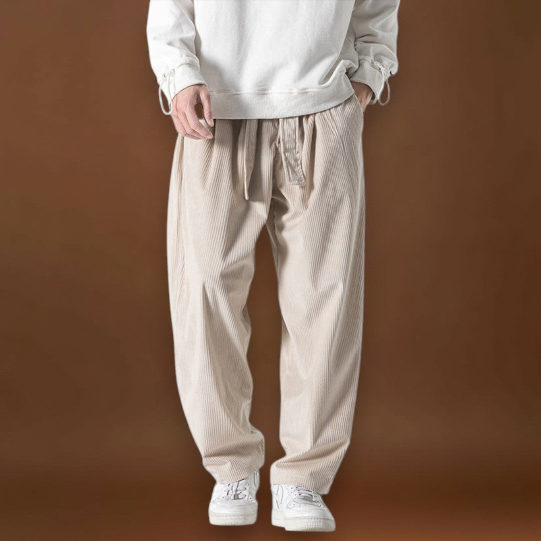 Esztergárfi - Bézs bársony nadrág