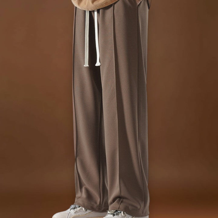 Fehér - Japán kényelmi nadrágok Barna