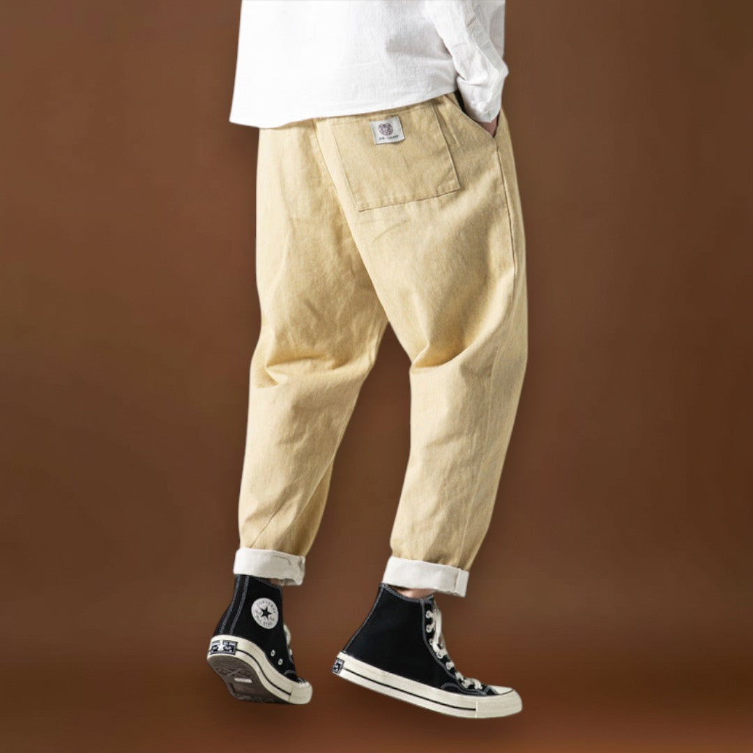 Ede - Kényelmes farmernadrág Kék