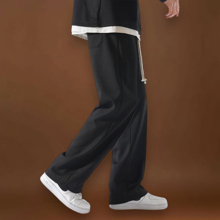 Fehér - Japán kényelmi nadrágok Barna