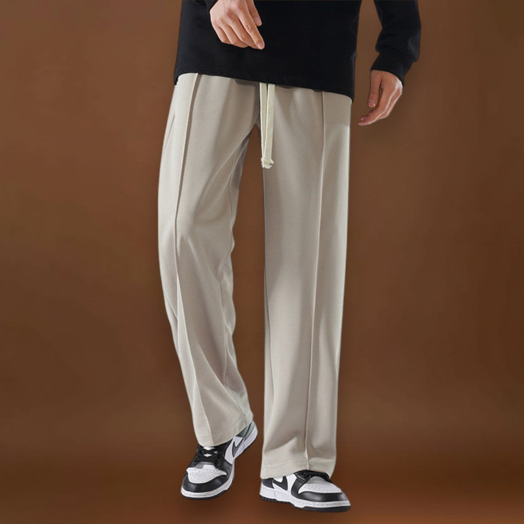 Fehér - Japán kényelmi nadrágok Barna