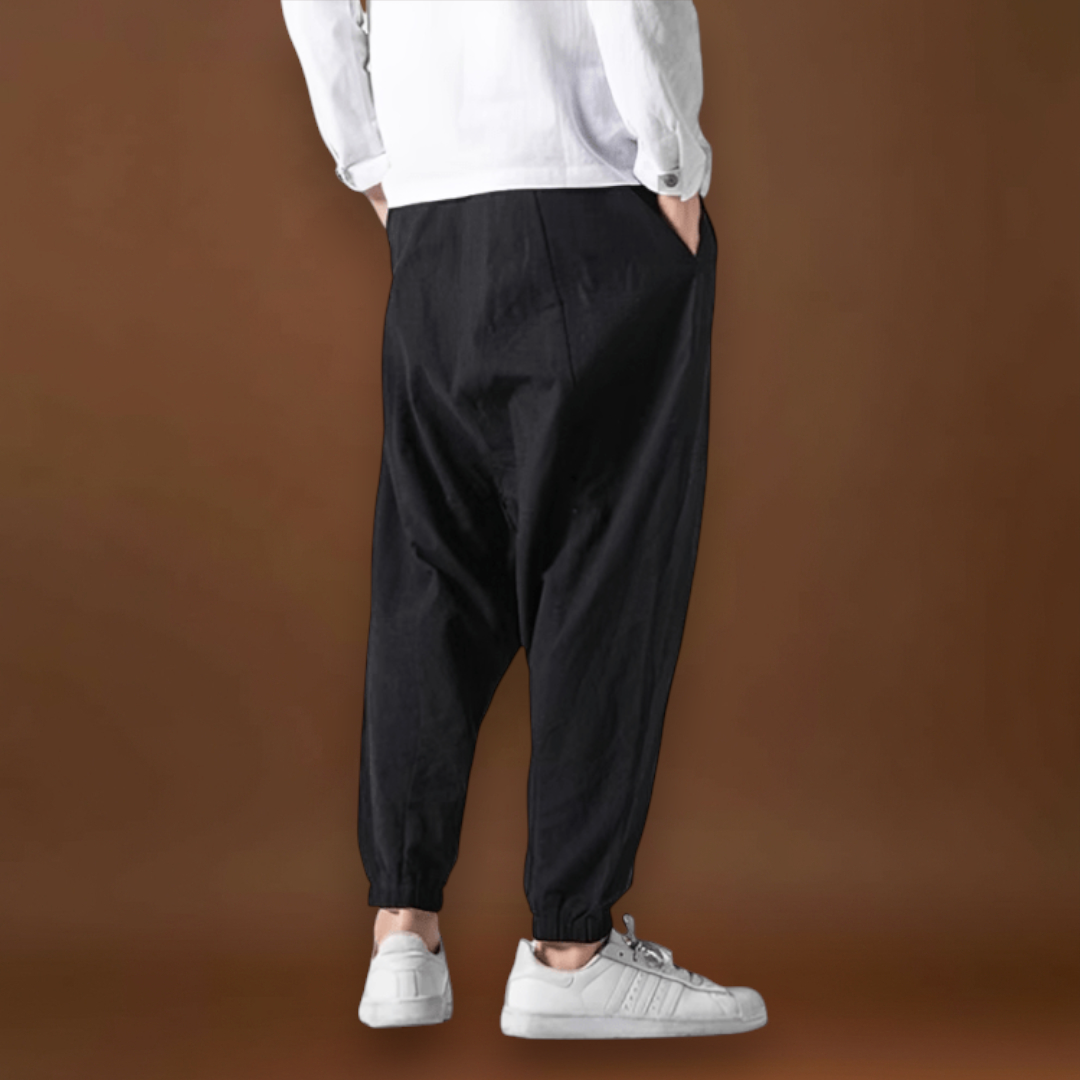 Csanádi - Kényelmes japán nadrág Fekete