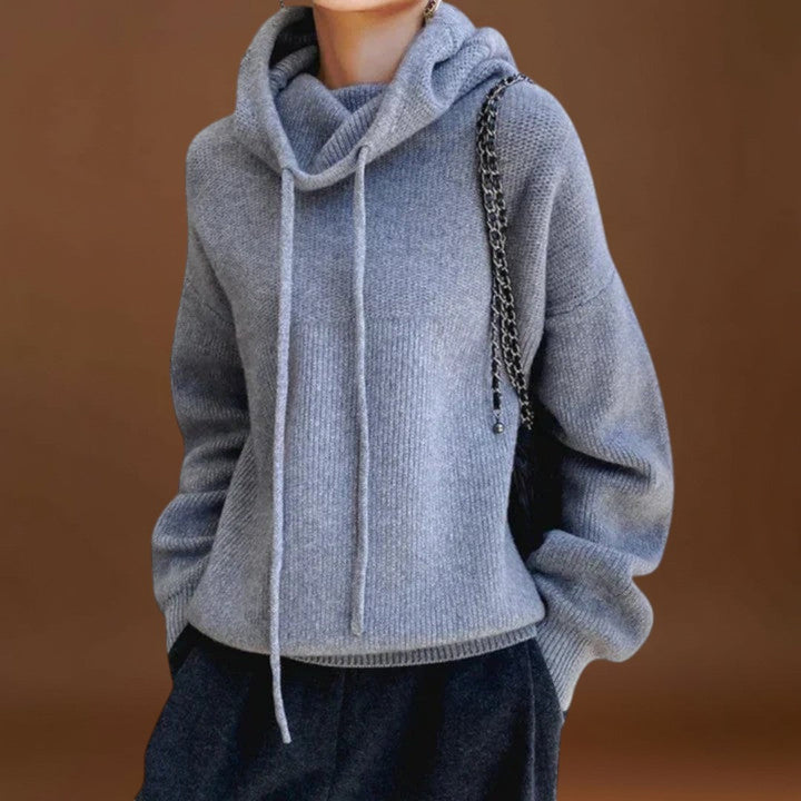 Edna - Kényelmes Magas Nyakú Pulóver