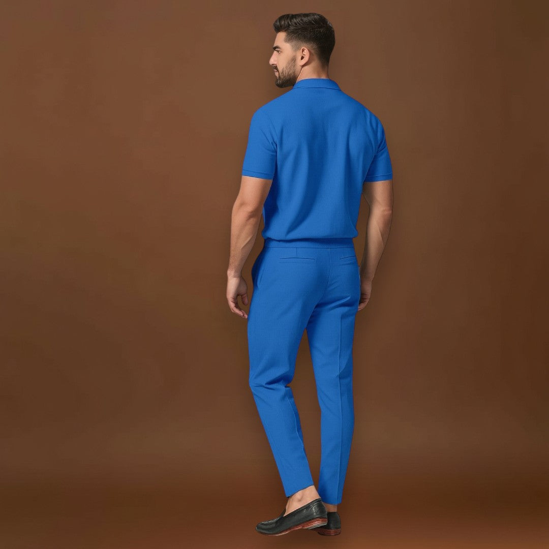 Póló és Nadrág Szett – Koordinált Megjelenés Keverék Anyagból