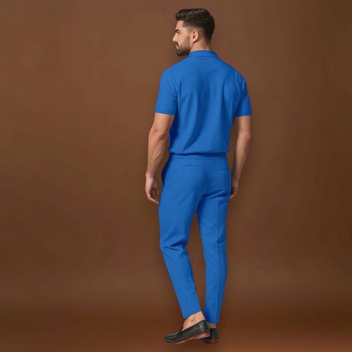 Póló és Nadrág Szett – Koordinált Megjelenés Keverék Anyagból