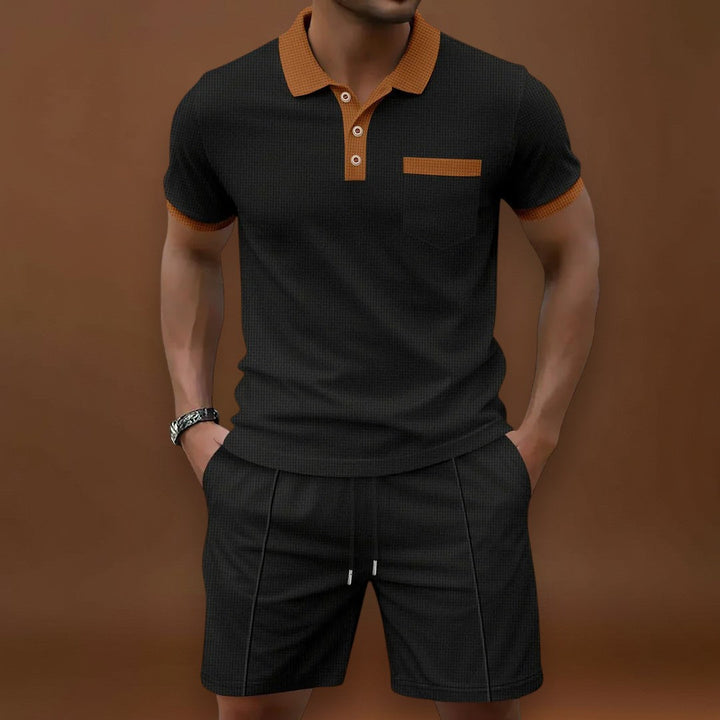 Polo Szett - Waffle Anyag és Légáteresztő Mozgás