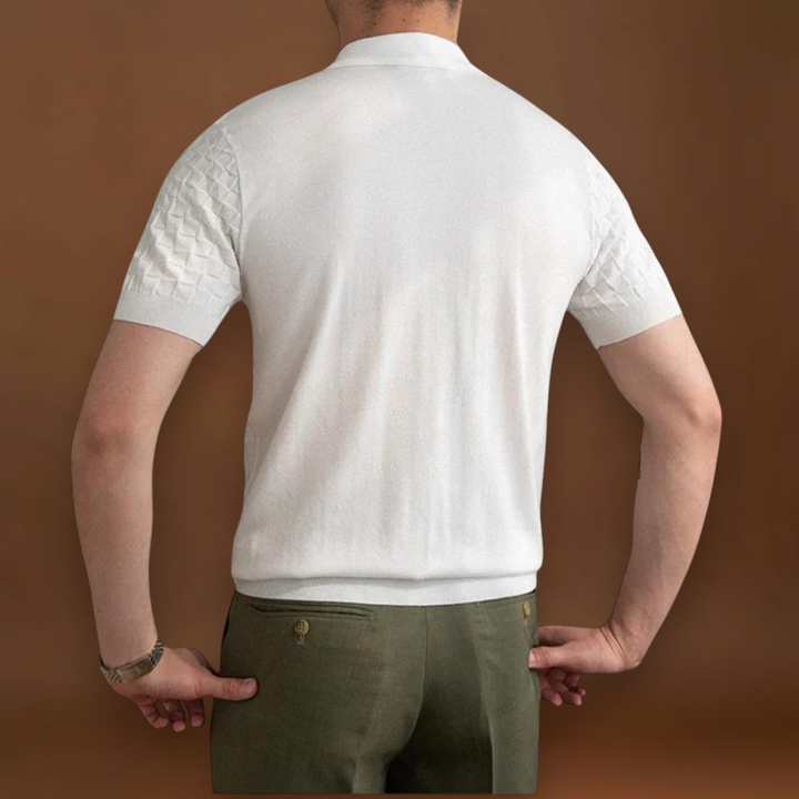 Emőd – Texturált Jacquard és Slim Vágás