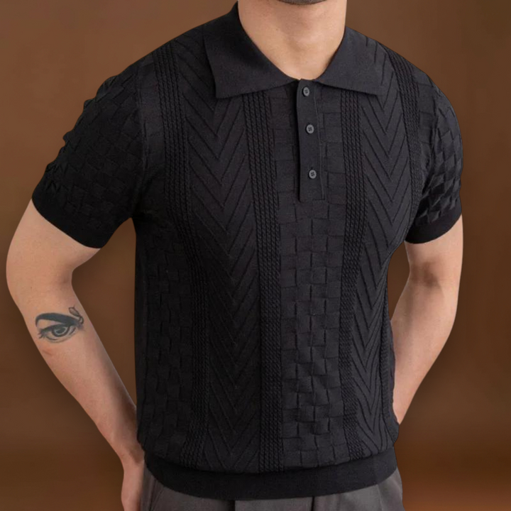 Emőd – Texturált Jacquard és Slim Vágás