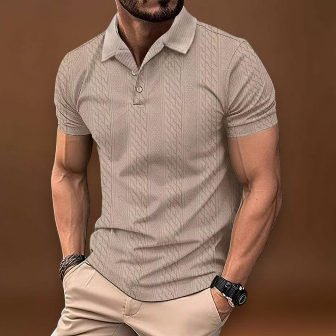 Karád - Poliészter keverék jacquard textúrával és laza szabással