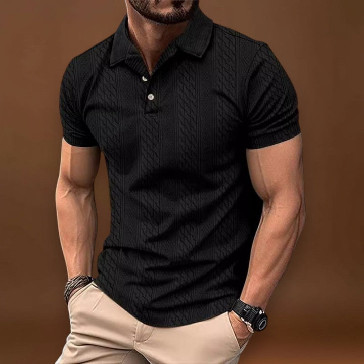 Karád - Poliészter keverék jacquard textúrával és laza szabással